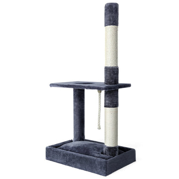 i.Pet Cat Tree Scratching Post Scratcher Tower Condo House Grey 102cm i.Pet